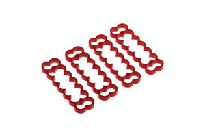 Alphacool Eiskamm Aluminum X14 - 4mm Red - 4 pcs (24782) – 1013668