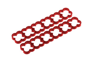 Alphacool Eiskamm Aluminum X24 - 4mm Red - 2 pcs (24784) – 1013670