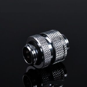 Barrow G1/4" 16-22mm Adjustable SLI / Crossfire Connector - Silver - BULK – TSSXK-S01-Silver-BULK