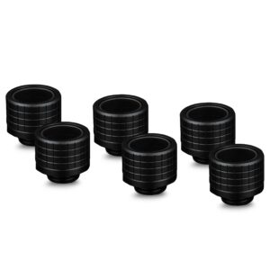 Thermal Grizzly DeltaMate 16mm HardTube Compression Fitting - HT16 - Black - 6 Pack (TG-DM-FIT-6002) – TG-DM-FIT-6002
