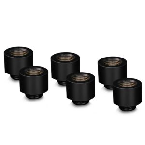 Thermal Grizzly DeltaMate 14mm Male to Female Extender Fitting - MF14 - Black - 6 Pack (TG-DM-FIT-6007) – TG-DM-FIT-6007