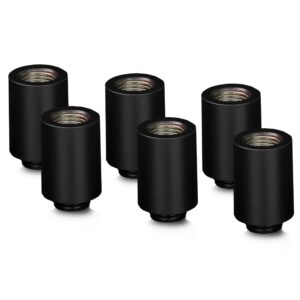 Thermal Grizzly DeltaMate 28mm Male to Female Extender Fitting - MF28 - Black - 6 Pack (TG-DM-FIT-6008) – TG-DM-FIT-6008