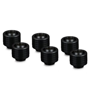 Thermal Grizzly DeltaMate 13/10mm SoftTube Compression Fitting - ST13 - Black - 6 Pack (TG-DM-FIT-6017) – TG-DM-FIT-6017