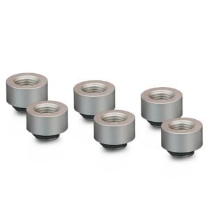 Thermal Grizzly DeltaMate 10mm Male to Female Extender Fitting - MF10 - Matt Nickel - 6 Pack (TG-DM-FIT-6206) – TG-DM-FIT-6206