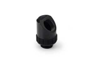 Alphacool Apex Grip 45° G1/4 Rotary Adapter Fitting - Black (14808) – 1026646