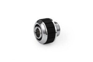 Alphacool Apex Grip 13/10mm G1/4 SoftTube Fitting - Chrome (14880) – 1027202