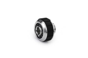 Alphacool Apex Grip 16/10mm G1/4 SoftTube Fitting - Chrome (14882) – 1027204