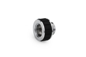 Alphacool Apex Grip 10mm G1/4 Male to Female Extension Fitting - Chrome (14896) – 1027218
