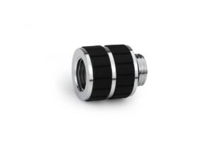 Alphacool Apex Grip 20mm G1/4 Male to Female Extension Fitting - Chrome (14898) – 1027220