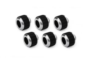 Alphacool Apex Grip 13mm G1/4 HardTube Fitting - Chrome - 6 Pack (14927) – 1027231