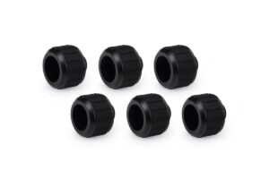Alphacool Apex Grip 16mm G1/4 HardTube Fitting - Black - 6 Pack (14929) – 1027233