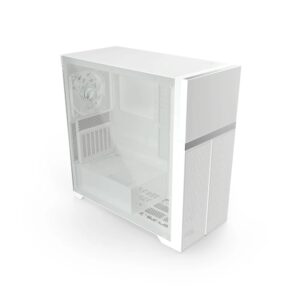 Valkyrie VK02 Lite Mid-Tower ATX Computer Case - White (VK-CASE02LITEW) – VKY-0016